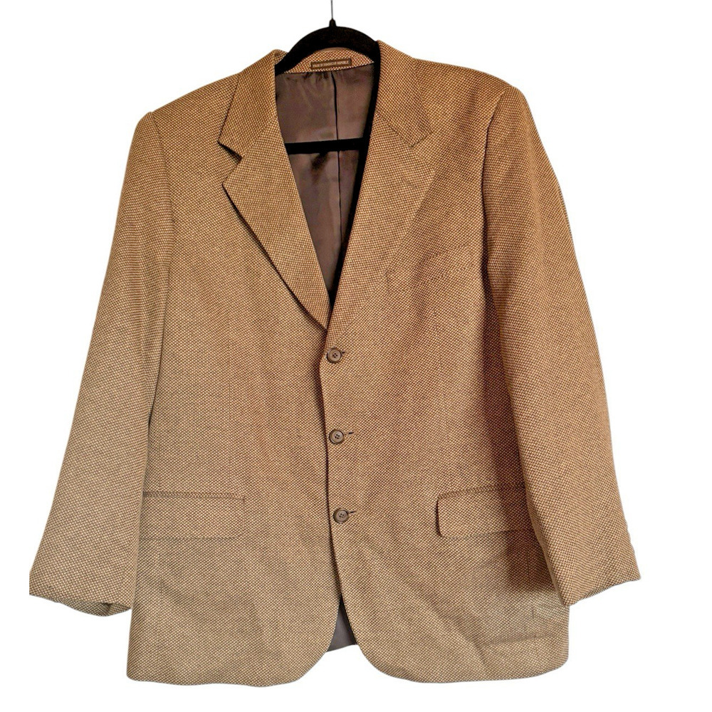 Versini Sz 42S 100% Silk Sport Coat Office Light‎ Academia Business